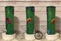 20oz Acrylic Bottle Green Cat Eye Game Controllers